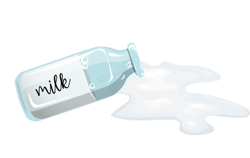 jar of spilled milk