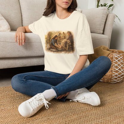 We Love Because He First Loved Us T-Shirt — Humble Service Religious Tee
