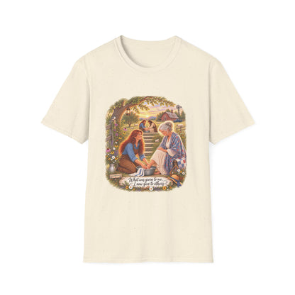 We Love Because He First Loved Us T-Shirt — Humble Service Religious Tee