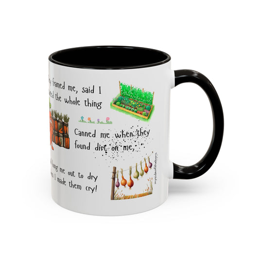Colorful Gardener Mug, 11oz, Gift for Gardening Enthusiast,