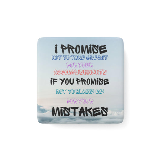 Porcelain Magnet, Square