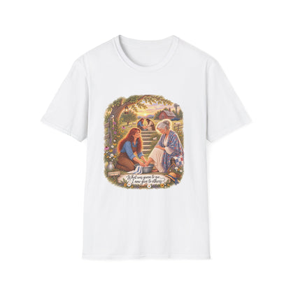 We Love Because He First Loved Us T-Shirt — Humble Service Religious Tee