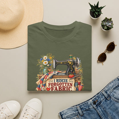 I Rescue Fabric – Quilter’s Hero T-Shirt