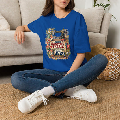I Rescue Fabric – Quilter’s Hero T-Shirt