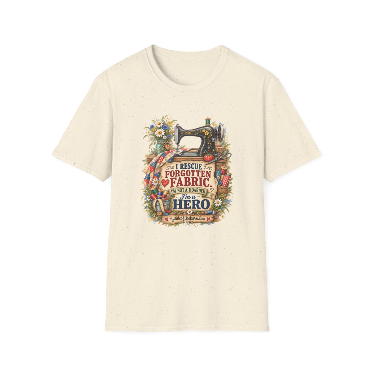 I Rescue Fabric – Quilter’s Hero T-Shirt