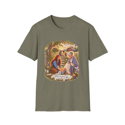 We Love Because He First Loved Us T-Shirt — Humble Service Religious Tee