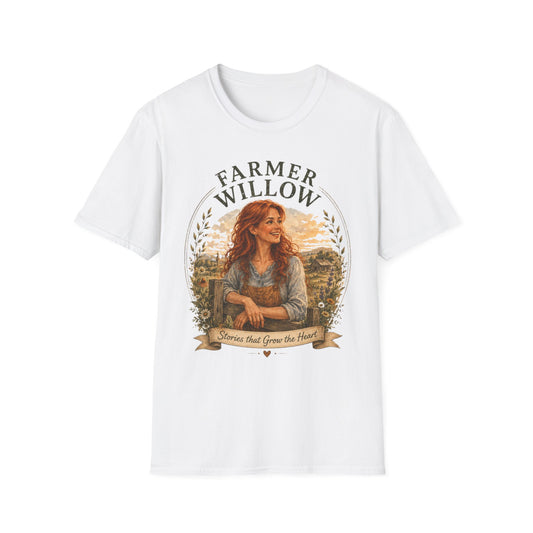 Farmer Willow Graphic T-Shirt — Vintage Country Farm Woman Tee