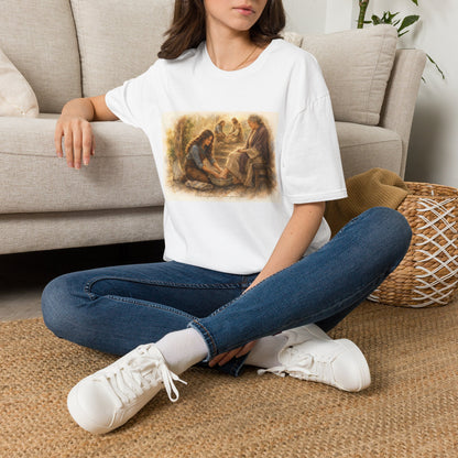 We Love Because He First Loved Us T-Shirt — Humble Service Religious Tee