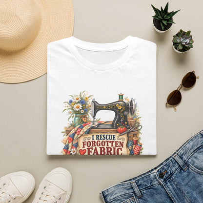 I Rescue Fabric – Quilter’s Hero T-Shirt