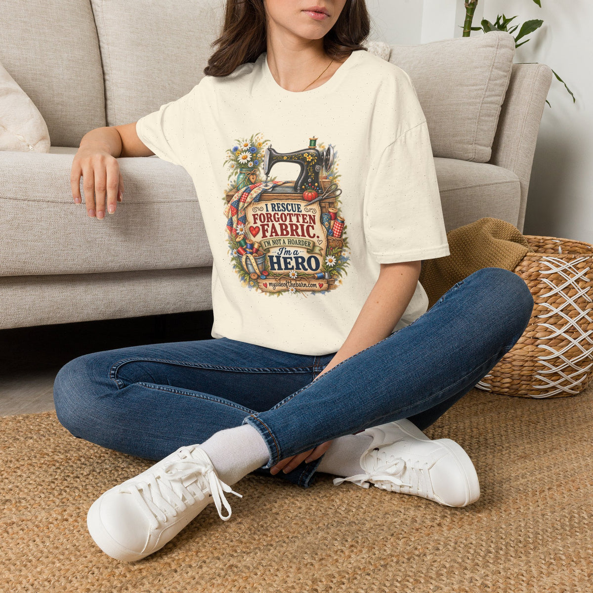 I Rescue Fabric – Quilter’s Hero T-Shirt