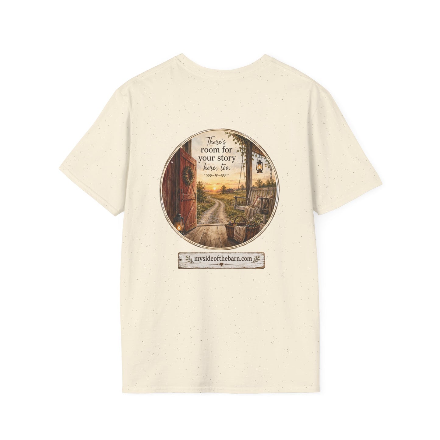 Farmer Willow T-Shirt — Vintage Farmland Graphic Tee ("Farmer Willow: Her Stories")