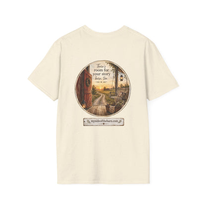 Farmer Willow T-Shirt — Vintage Farmland Graphic Tee ("Farmer Willow: Her Stories")