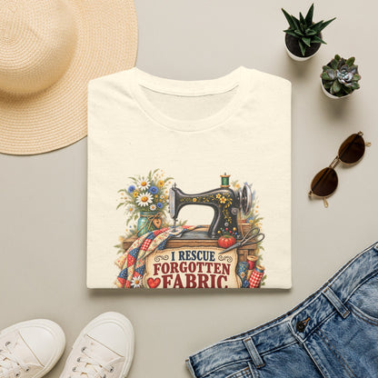I Rescue Fabric – Quilter’s Hero T-Shirt