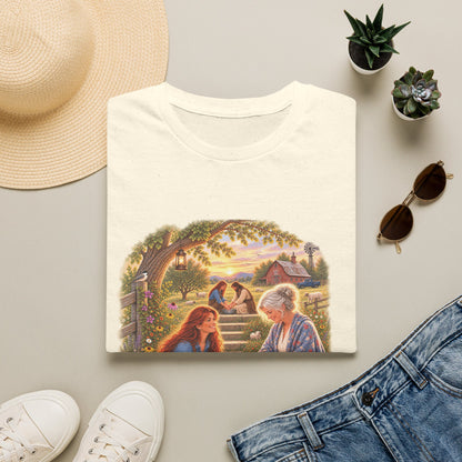 We Love Because He First Loved Us T-Shirt — Humble Service Religious Tee